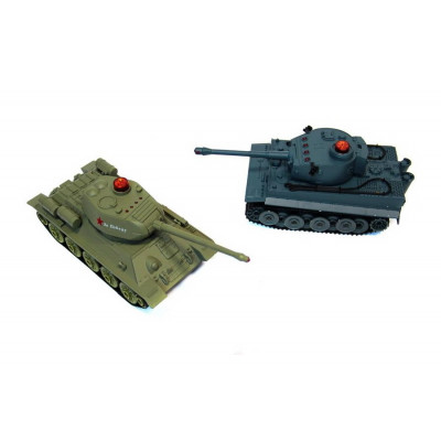 Танковий бій р/к 1:32 HuanQi 555 Tiger vs Т-34 - зображення 1