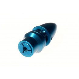 Адаптер пропеллера Haoye 01204 вал 4.0 мм гвинт 6.35 мм (цанга, синий)