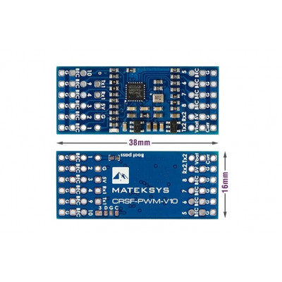 Конвертер радіокерування Matek CRSF-PWM-V10 - изображение 2