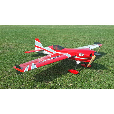 Літак радіокерований Precision Aerobatics XR-61 1550мм KIT (червоний) - зображення 2