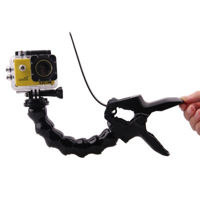 Кріплення прищіпка SJCam з гнучким штативом для камер SJ4000, SJ5000, M10 - изображение 1