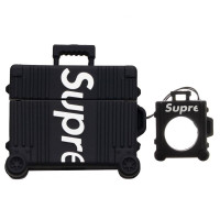 Силіконовий футляр Brand для навушників AirPods 3 + кільце (Колір Supreme black), Атикул 66375 |  купить на VILKI.NET - фото № 1