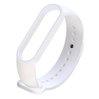 Силіконовий ремінець для Xiaomi Mi Band 5 / 6 (Цвет Білий / White), Атикул 37249 |  купить на VILKI.NET - фото № 1