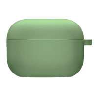 Силіконовий футляр з мікрофіброю для навушників Airpods Pro 2 / Pro (Цвет М'ятний / Mint), Атикул 57648 |  купить на VILKI.NET - фото № 1