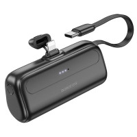 Портативний ЗП Power Bank BOROFONE BJ41 Pocket with cable 5000 mAh (Цвет Black), Атикул 67820 |  купить на VILKI.NET - фото № 1