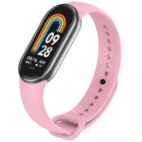 Силіконовий ремінець для Xiaomi Mi Band 8/9 (Цвет Рожевий / Light pink), Атикул 65484 |  купить на VILKI.NET - фото № 1