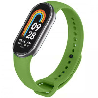 Силіконовий ремінець для Xiaomi Mi Band 8/9 (Цвет Зелений / Army green), Атикул 65484 |  купить на VILKI.NET - фото № 1
