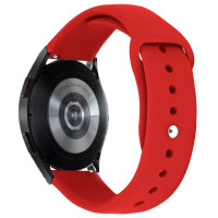 Силіконовий ремінець Sport для Smart Watch 20mm (Цвет Червоний / Red), Атикул 68670 |  купить на VILKI.NET - фото № 1
