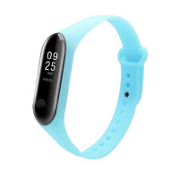 Силіконовий ремінець Neon для Xiaomi Mi Band 5 / 6 (Цвет Блакитний), Атикул 39437 |  купить на VILKI.NET - фото № 1