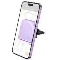 Автотримач Hoco H42 Crystal ring magnetic (air outlet) (Цвет Romantic purple), Атикул 71078 |  купить на VILKI.NET - фото № 1