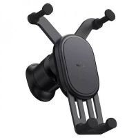 Автотримач з БЗП Baseus Stable Gravitational Car Mount Pro 15W (Air Outlet Version) (SUWX03)