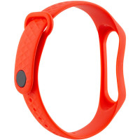 Ремінець Rhomb для Xiaomi Mi Band 3/4 (Цвет Червоний), Атикул 30247 |  купить на VILKI.NET - фото № 1