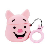 Силіконовий футляр Disney series для навушників AirPods + кільце (Колір П'ятачок / Рожевий), Атикул 34695 |  купить на VILKI.NET - фото № 1