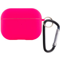 Силіконовий футляр з мікрофіброю для навушників Airpods Pro (Цвет Рожевий / Barbie pink), Атикул 39443 |  купить на VILKI.NET - фото № 1