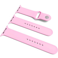 Силіконовий ремінець для Apple Watch Sport Band 38/40/41/42mm (S/M & M/L) 3pcs (Цвет Рожевий / Light pink), Атикул 32192 |  купить на VILKI.NET - фото № 1