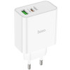 МЗП Hoco C113A Awesome PD65W (1USB/1Type-C) 64561 - № 1 МЗП Hoco C113A Awesome PD65W (1USB/1Type-C) (White) Hoco - № 1
