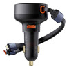 АЗП Baseus Enjoyment Pro Car Charger C + Retractable Type-C and Lightning 60W (C00057802111-0)