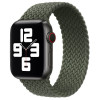 Ремінець Braided Solo Loop (AAA) для Apple Watch 38/40/41/42mm 145mm (Зелений) Epik - № 1