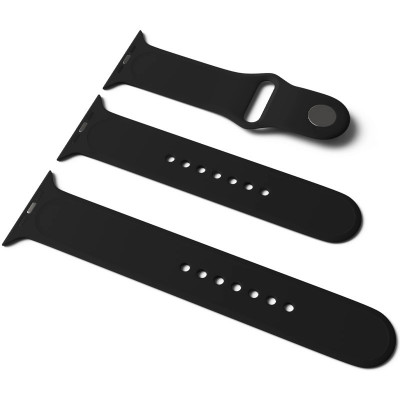 Уцінка Силіконовий ремінець для Apple Watch Sport Band 42/44/45/46/49mm (S/M & M/L) 3pcs