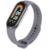 Силіконовий ремінець для Xiaomi Mi Band 8/9 65484 - № 1 Силіконовий ремінець для Xiaomi Mi Band 8/9 (Сірий / Dark Gray) Epik - № 1
