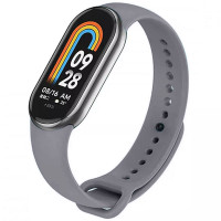 Силіконовий ремінець для Xiaomi Mi Band 8/9 (Цвет Сірий / Dark Gray), Атикул 65484 |  купить на VILKI.NET - фото № 1