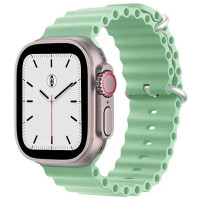 Ремінець Ocean Band для Apple Watch 42/44/45/46/49mm (Цвет Зелений / Pistachio), Атикул 59155 |  купить на VILKI.NET - фото № 1