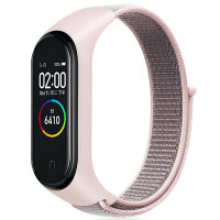 Ремінець Nylon для Xiaomi Mi Band 3/4/5/6/7 (Цвет Рожевий), Атикул 32379 |  купить на VILKI.NET - фото № 1