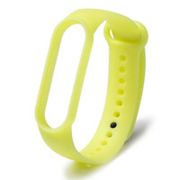 Силіконовий ремінець Neon для Xiaomi Mi Band 5 / 6 (Цвет Жовтий), Атикул 39437 |  купить на VILKI.NET - фото № 1