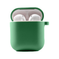 Силіконовий футляр з мікрофіброю для навушників Airpods 1/2 (Цвет Зелений / Spearmint), Атикул 39442 |  купить на VILKI.NET - фото № 1
