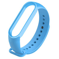 Силіконовий ремінець для Xiaomi Mi Band 3/4 (Цвет Блакитний / Blue), Атикул 25252 |  купить на VILKI.NET - фото № 1