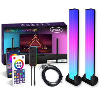 Настільна LED лампа RGB 5V Panel 1 Bluetooth dual pack USB interface with app (Цвет Black), Атикул 66423 |  купить на VILKI.NET - фото № 1