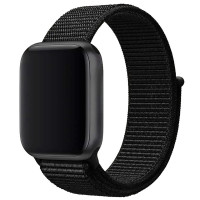 Ремінець Nylon для Apple Watch 38/40/41/42mm (Цвет Чорний / Black), Атикул 39057 |  купить на VILKI.NET - фото № 1
