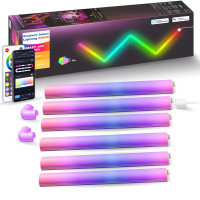 Настінний світильник Lines SAL-013B Bluetooth USB interface with app (6+2 pcs) (Цвет White), Атикул 69976 |  купить на VILKI.NET - фото № 1