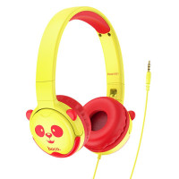 Накладні навушники Hoco W31 Childrens (3.5mm/1.2m) (Цвет Жовто-червоний), Атикул 49157 |  купить на VILKI.NET - фото № 1