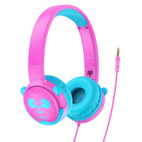 Накладні навушники Hoco W31 Childrens (3.5mm/1.2m) (Цвет Рожево-блакитний), Атикул 49157 |  купить на VILKI.NET - фото № 1
