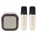 Уцінка Bluetooth колонка K12 + 2 микрофона