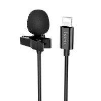 Мікрофон петличний Hoco L14 Lightning (2m) (Цвет Black), Атикул 62836 |  купить на VILKI.NET - фото № 1