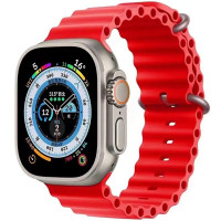 Ремінець Ocean Band для Apple Watch 42/44/45/46/49mm (Цвет Червоний / Red), Атикул 59155 |  купить на VILKI.NET - фото № 1