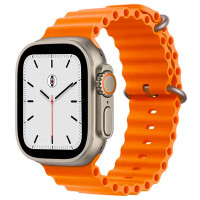 Ремінець Ocean Band для Apple Watch 42/44/45/46/49mm (Цвет Помаранчевий / Persimmon), Атикул 59155 |  купить на VILKI.NET - фото № 1