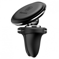 Автотримач магнітний Baseus Magnetic Air Vent OS with cable clip (C40141201113-00) (Цвет Black), Атикул 70594 |  купить на VILKI.NET - фото № 1