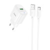 МЗП Hoco C140A Smart QC3.0 (1USB/3A) + Type-C