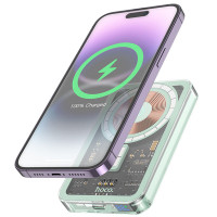 Портативний ЗП Power Bank Hoco Q14 Ice Crystal PD20W з БЗП 5000 mAh (Цвет Blue), Атикул 68372 |  купить на VILKI.NET - фото № 1