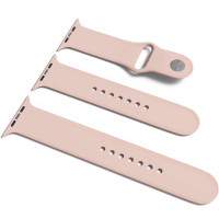 Уцінка Силіконовий ремінець для Apple Watch Sport Band 42/44/45/46/49mm (S/M & M/L) 3pcs (Цвет Естетичний дефект / Рожевий / Pink Sand), Атикул 57602 |  купить на VILKI.NET - фото № 1