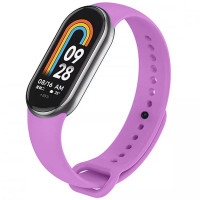 Силіконовий ремінець для Xiaomi Mi Band 8/9 (Цвет Фіолетовий / Purple), Атикул 65484 |  купить на VILKI.NET - фото № 1