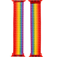 Ремінець Nylon для Apple Watch 38/40/41/42mm (Цвет Різнокольоровий / Rainbow), Атикул 39057 |  купить на VILKI.NET - фото № 1