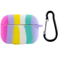 Силіконовий футляр Colorfull для навушників AirPods Pro (Цвет Темно-рожевий / Бузковий), Атикул 49911 |  купить на VILKI.NET - фото № 1