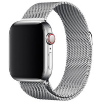 Ремінець Milanese Loop Design для Apple Watch 42/44/45/46/49mm (Цвет Срібний), Атикул 21648 |  купить на VILKI.NET - фото № 1