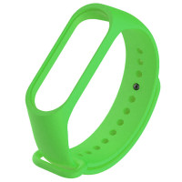 Силіконовий ремінець для Xiaomi Mi Band 3/4 (Цвет Зелений / Green), Атикул 25252 |  купить на VILKI.NET - фото № 1