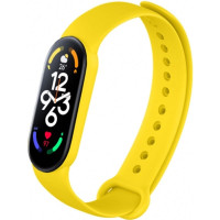 Силіконовий ремінець для Xiaomi Mi Band 7 (Цвет Жовтий / Neon Yellow), Атикул 54947 |  купить на VILKI.NET - фото № 1