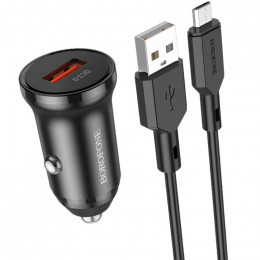 АЗП Borofone BZ18 QC3.0 + MicroUSB